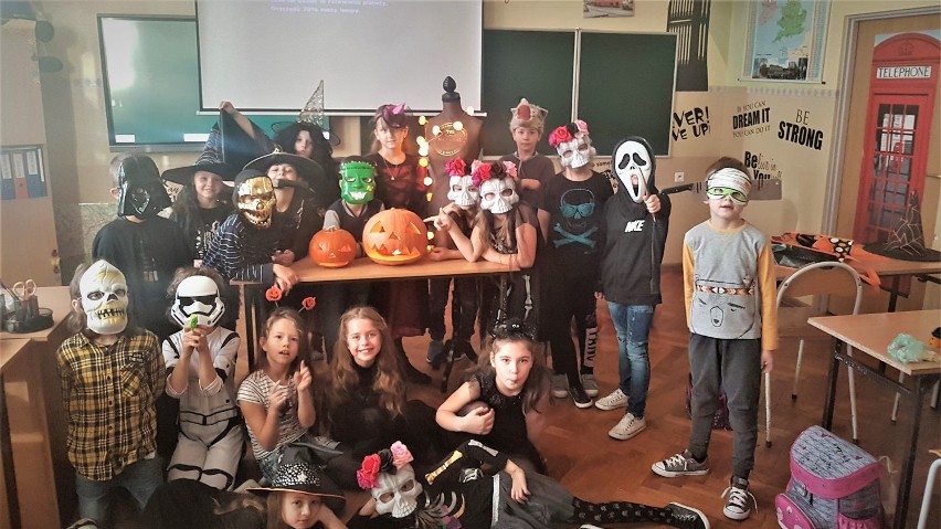 Halloween w Szkole Podstawowej nr 1 w Łęczycy [ZDJĘCIA]