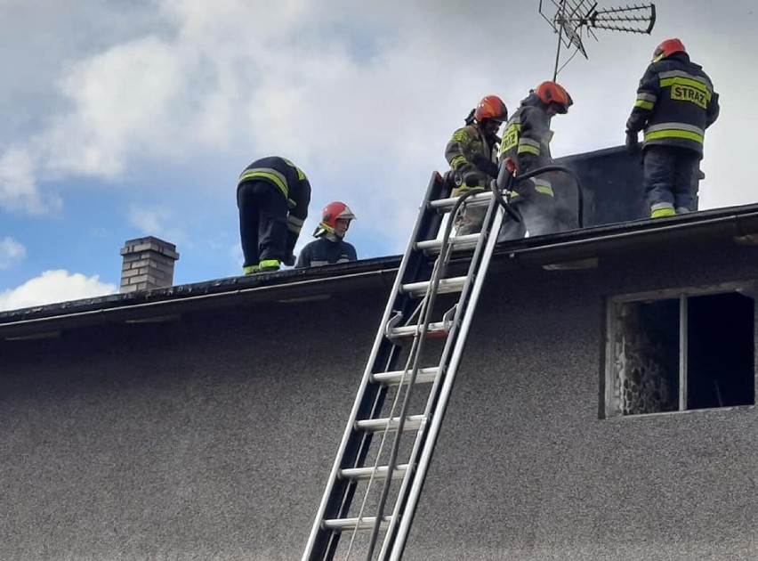 Pożar mieszkania w Nowej Wsi w gminie Przechlewo. Winna … suszarnia na grzyby