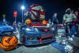 Zlot Halloween z Illegal Night Częstochowa - nielegalne wyścigi powstrzymane przez policję. Ponad 400 pojazdów uczestniczyło w zlocie 