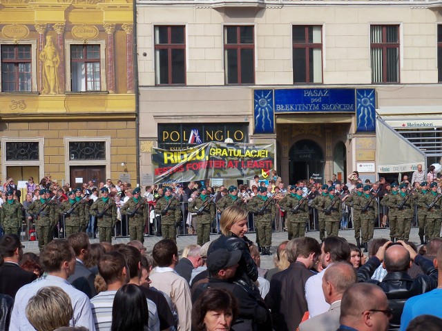 Promocja 2010 - Banner dla jednego z nowo mianowanych oficerów