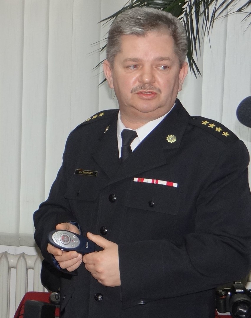 Młodszy brygadier Tomasz Lewiński został p.o. komendanta PSP w Wieluniu