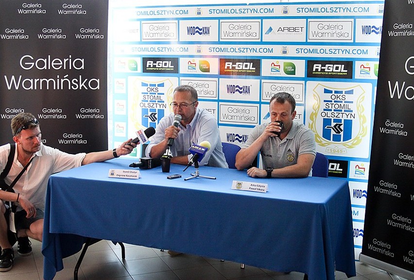 Stomil Olsztyn - Arka Gdynia 0:0. Konferencja prasowa po meczu [Zdjęcia, wideo]