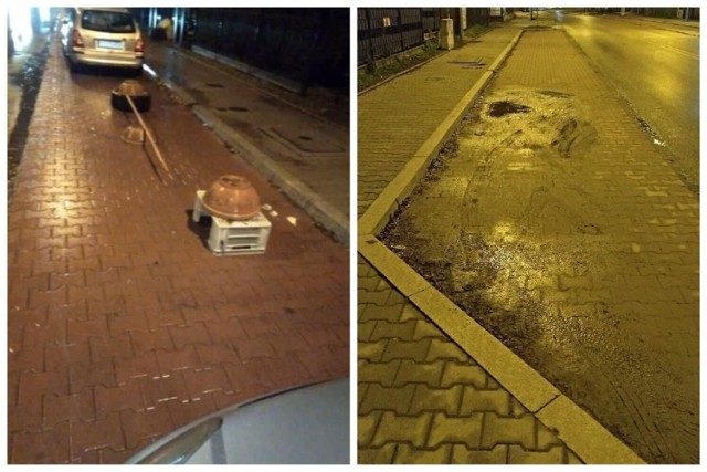 Na jednym z miejskich parkingów w Limanowej doszło do stłuczki z udziałem betonowych donic