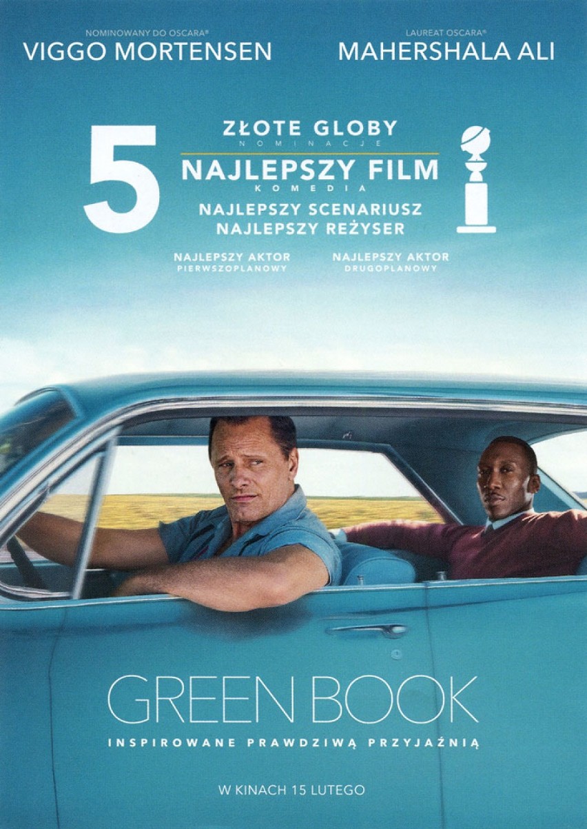 GREEN BOOK - Sala 40. Reżyserów - 130 minut
22.03.2019 r....