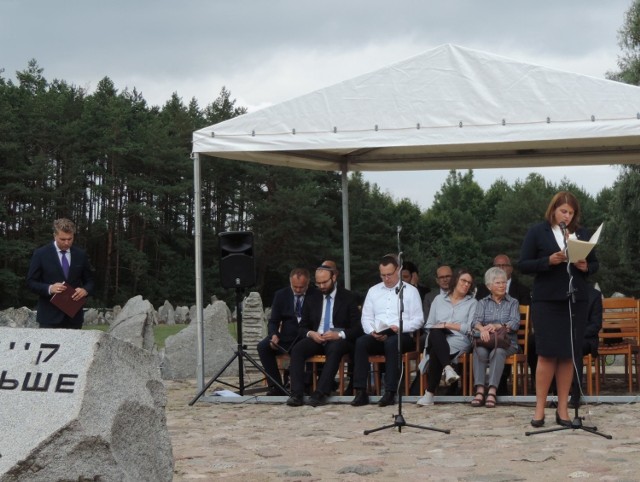 76. rocznica buntu w Treblince. Uroczystości na terenie byłego obozu zagłady Treblinka II