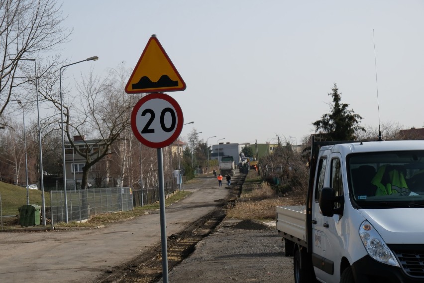 W czwartek 25 lutego zaczął się remont ulicy Staszica w...