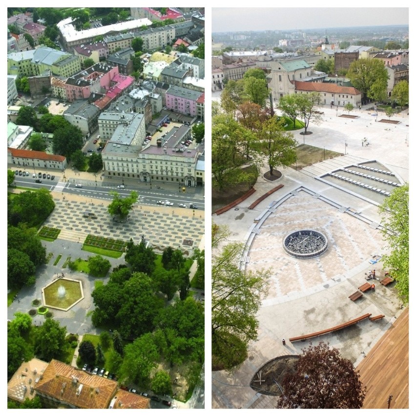 Sporo się zmieniło: plac Litewski wczoraj i dziś