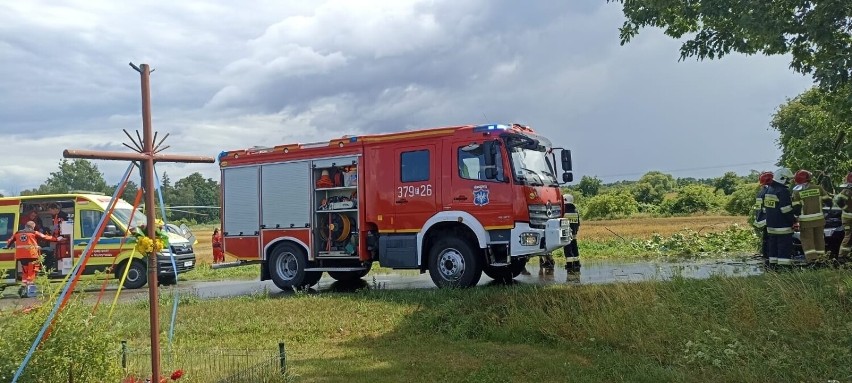 Wypadek miał miejsce w poniedziałek (11 lipca) koło...