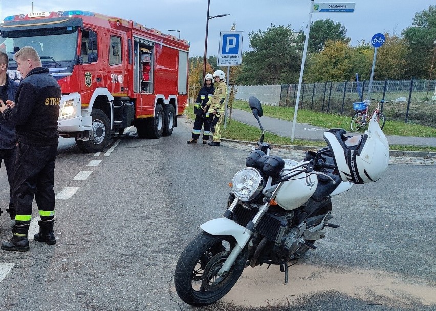 Wypadek w Jastrzębiej Górze - 17 października 2021