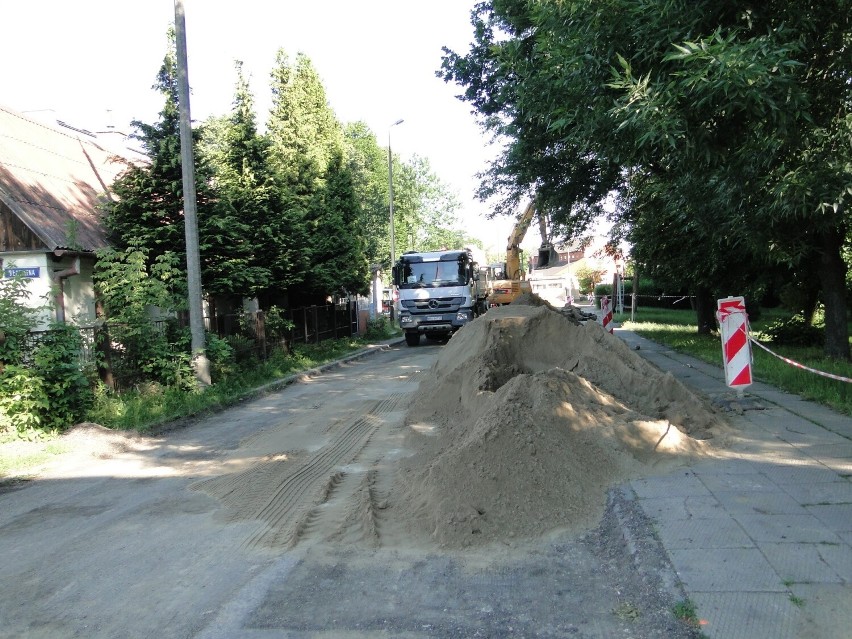 Na Plantach w Radomiu wykonawca rozpoczął remont ulicy Cichej. Pojawi się tu kanalizacja deszczowa