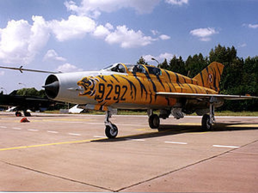 Szkolny dwuster MiG-21UM z 3.elt w Poznaniu