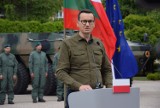Mateusz Morawiecki odwiedził Suwałki. Z prezydentem Litwy mówił o bezpieczeństwie na naszej granicy 