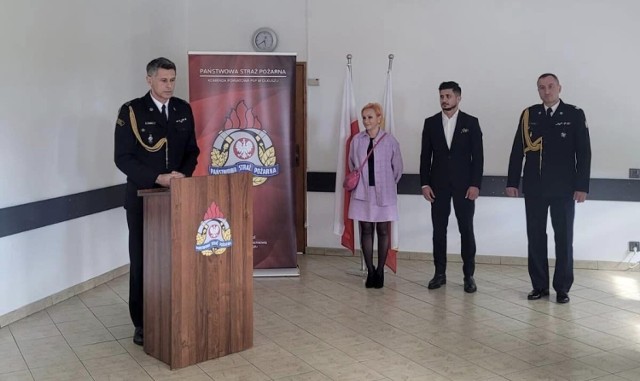 Komenda Powiatowa Straży Pożarnej w Olkuszu ma nowego komendanta
