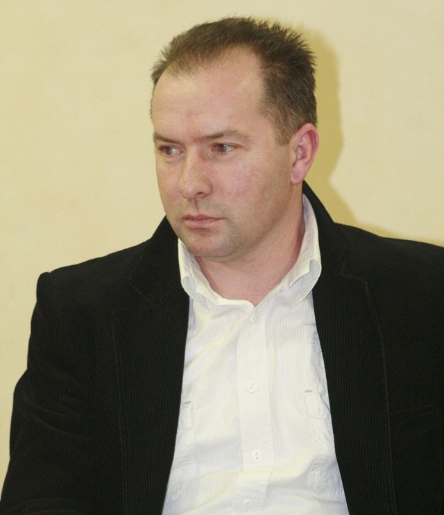 Tomasz Mazurkiewicz, trener Jaroty Hotel Jarocin.