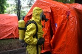 Kraków: ćwiczenia w szpitalu MSW. Pożar i wirus Ebola w szpitalu [ZDJĘCIA, WIDEO]