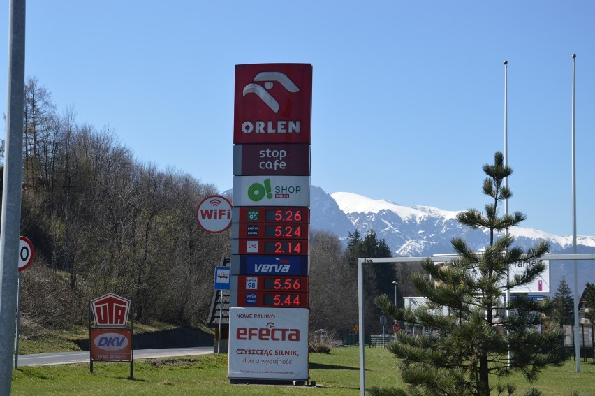Ceny paliw w Zakopanem zmieniają się z dnia na dzień. Te,...