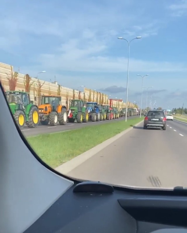 Protesty rolników w Białymstoku. Niektóre ulice są zablokowane