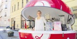 Młody biznes pachnący kawą. Aromaty wydobywają się z kuli na ulicach Bydgoszczy