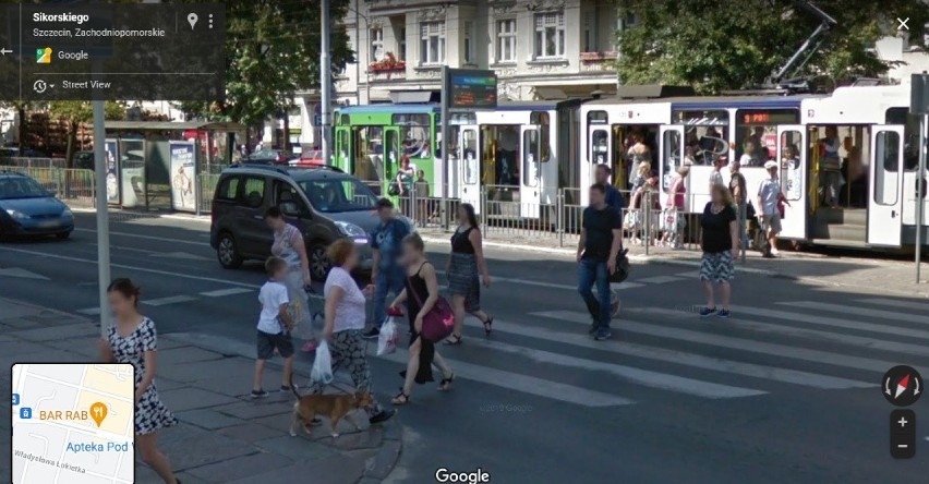 Szczecinianie w kadrach Google Street View. Zobacz, czy załapałeś się na zdjęcie z samochodu Google  [GALERIA – 9.09.2021]