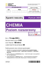 Matura CHEMIA rozszerzona 2023 - arkusz, odpowiedzi. Co pojawiło się na egzaminie? [ZADANIA, PYTANIA, ODPOWIEDZI] 16.05.23