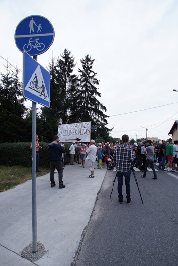 Protest w Tarnowie na ul. Nowodąbrowskiej. Więcej informacji...