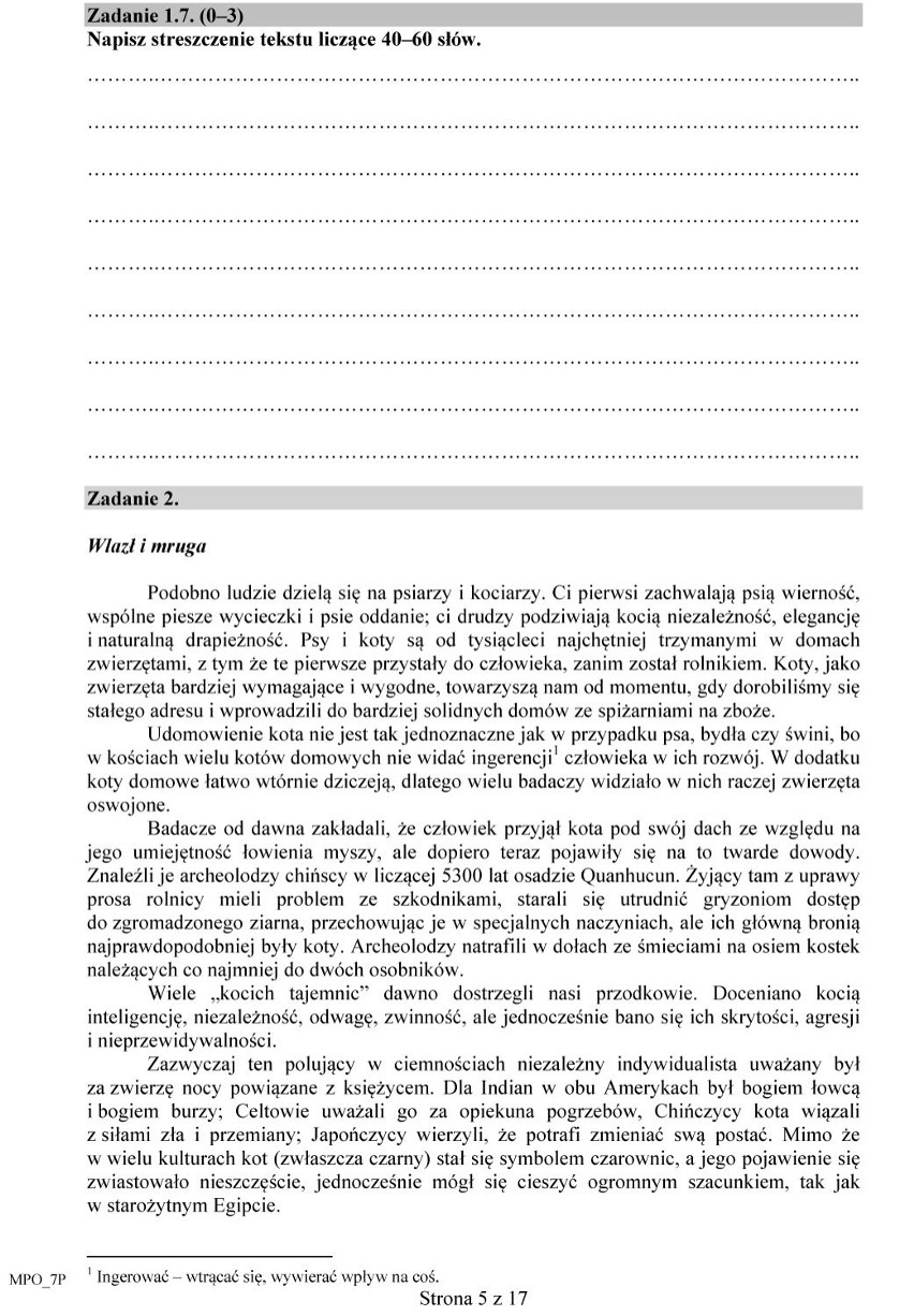 Matura 2016 polski - Lalka i Dziady [Arkusze PDF, ROZPRAWKA, WIERSZ, ODPOWIEDZI]