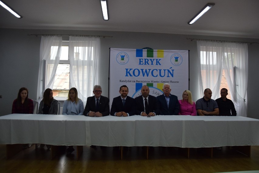 Eryk Kowcuń kandydatem na burmistrza Pleszewa: ,,Dziś oficjalnie rozpoczynamy kampanię"