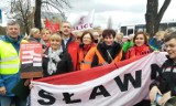 Nauczyciele z p. sławieńskiego demonstrowali w Warszawie [ZDJĘCIA]