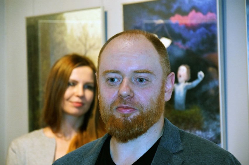 Marcin Minor - wystawa "Zmyślenia" w Legnicy.
