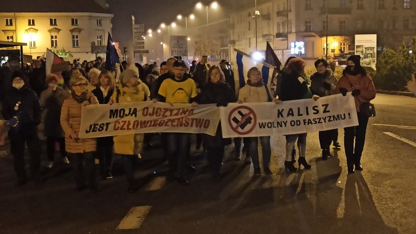 Kalisz wolny od faszyzmu. Marsz przeszedł ulicami miasta