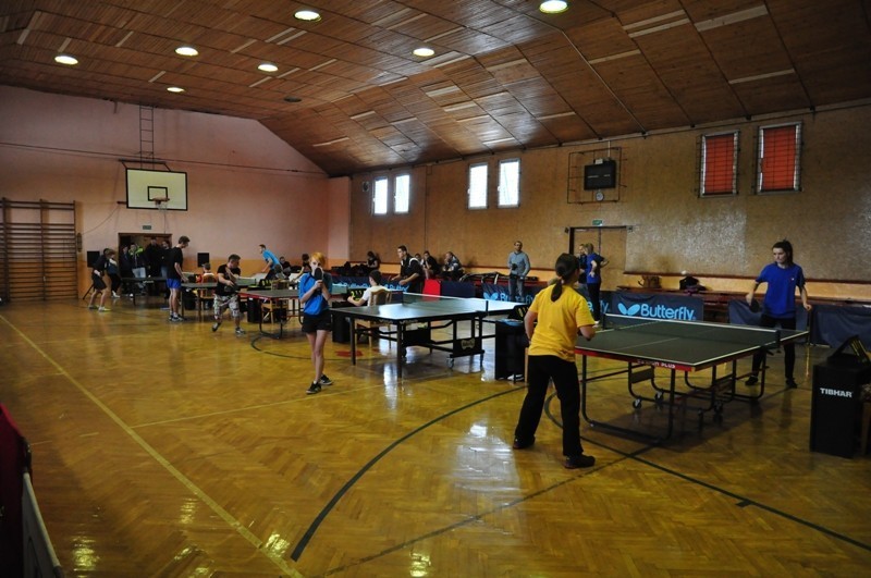 Powiatowe Mistrzostwa SZS  szkół  ponadgimnazjalnych  w tenisie stołowym