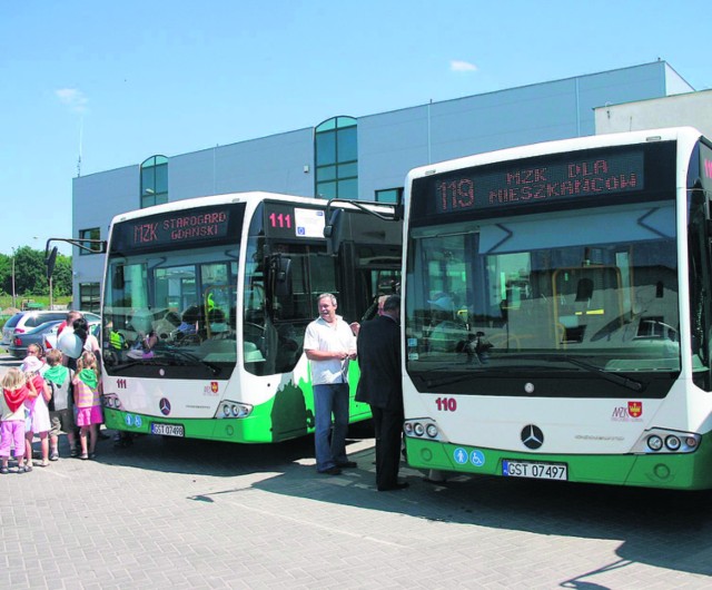 MZK w Starogardzie Gd. wzbogacił się w środę o sześć nowych autobusów marki mercedes-benz