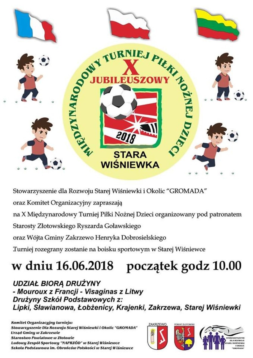 Jubileuszowy Międzynarodowy Turniej Piłki Nożnej Dzieci w Starej Wisniewce