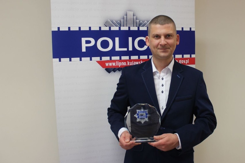 Adrian Kwaśniewski z komendy policji w Lipnie przeszedł na emeryturę