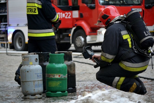 Pożar wybuchł w niedzielę około godziny 14