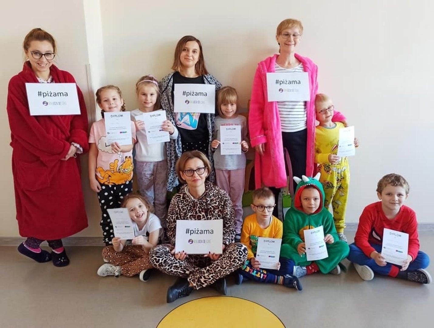 Dzień Piżamy w przedszkolu HaHaHa w Opatowie. Akcja wsparcia dla dzieci na  oddziałach onkologii (ZDJĘCIA) | Opatów Nasze Miasto