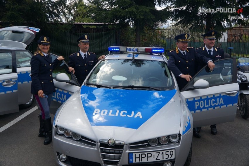 Włoscy policjanci z wizytą w Żywcu [ZDJĘCIA, WIDEO]