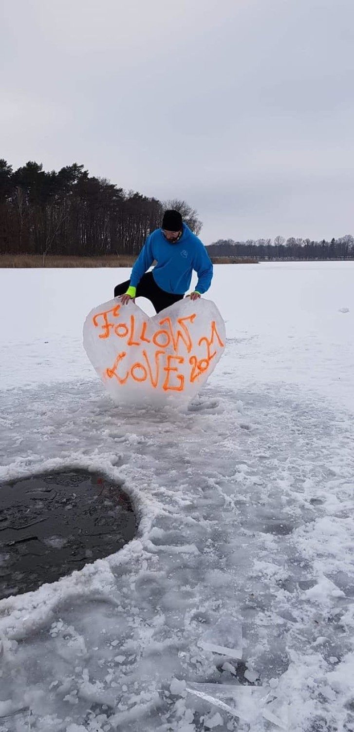 Walentynkowe morsowanie w Zamorzu było pełne radości!