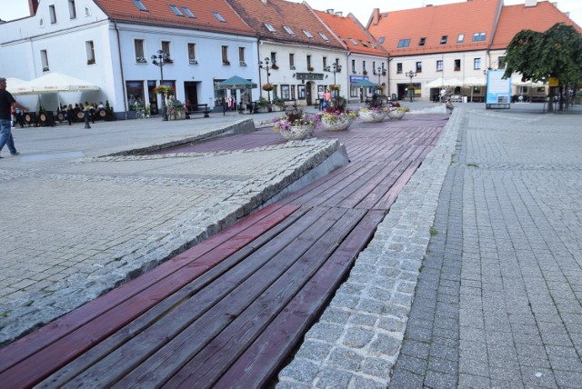 Fontanna na rynku w Mikołowie