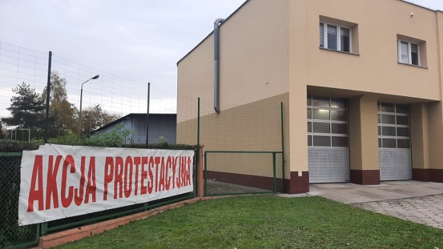 Akcja protestacyjna strażaków na Opolszczyźnie