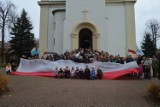 W Tuszynie okazji Narodowego Święta Odzyskania Niepodległości zagrała orkiestra, przyjechali ułani