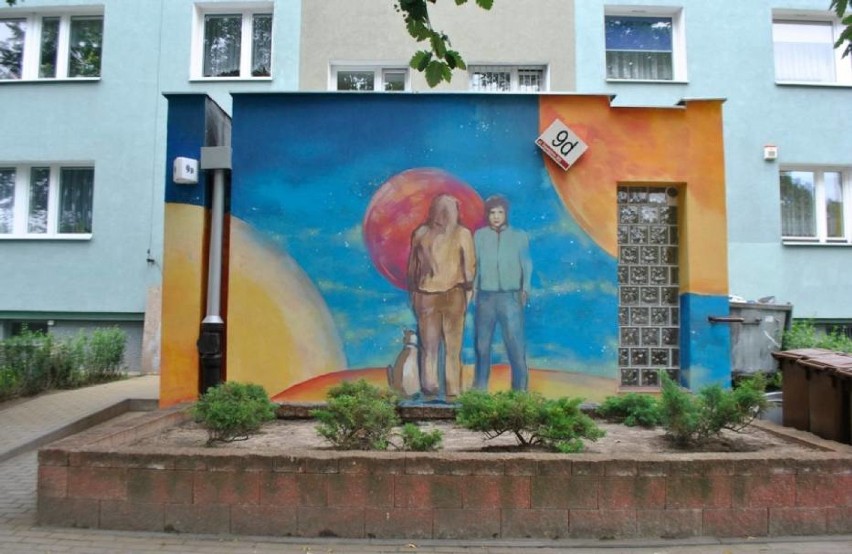 mural w Gdańsku