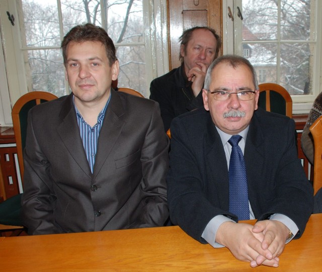 - Rozumiem związkowców, sam byłem związkowcem - mówi Arkadiusz Słowiński (z lewej).