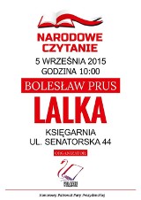 Narodowe Czytanie „Lalki” Bolesława Prusa w Zbąszyniu