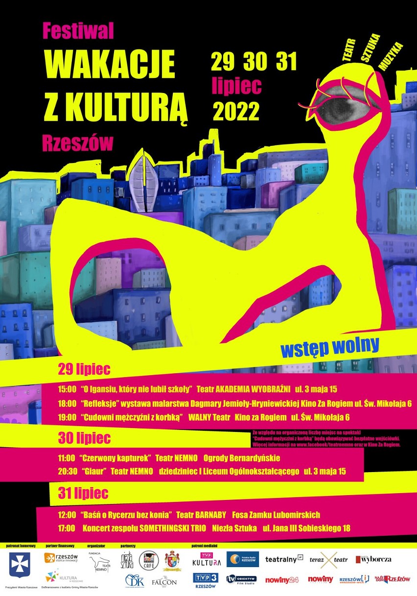 W piątek rozpocznie się festiwal "Wakacje z kulturą" w Rzeszowie. Zapowiada się bardzo ciekawie