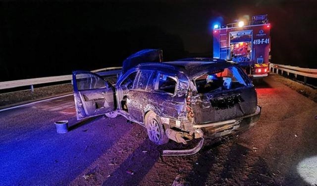 Młody mężczyzna został przetransportowany do szpitala w Sulęcinie.