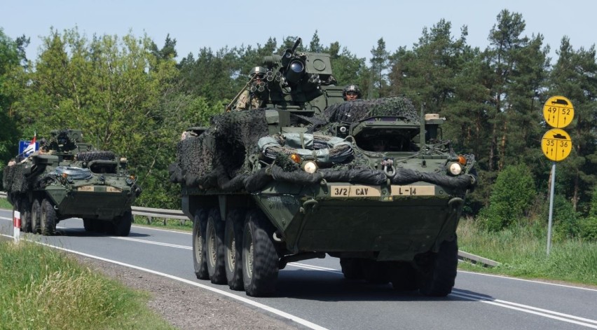 Pojazdy wojskowego będzie można spotkać m.in. na drogach A2...