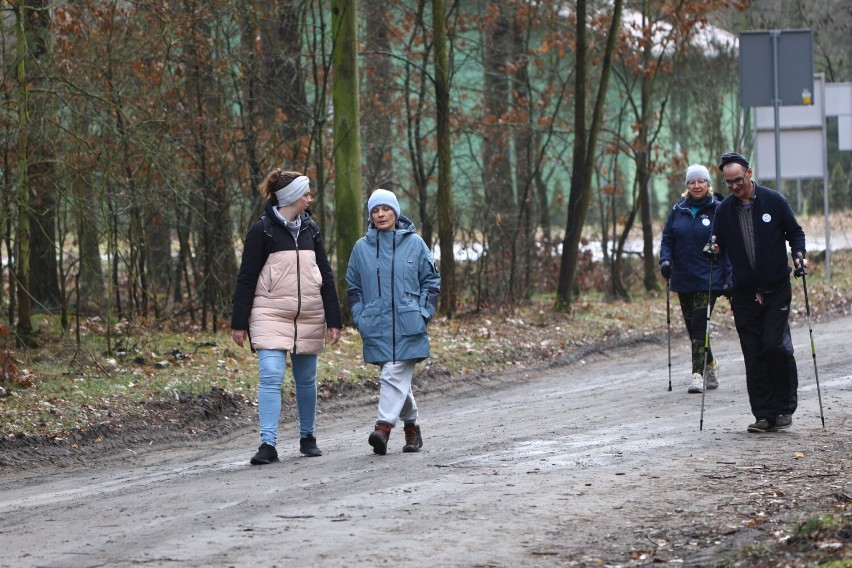 Zimowy rajd Nordic Walking obornickich Włóczykijów [ZDJĘCIA]