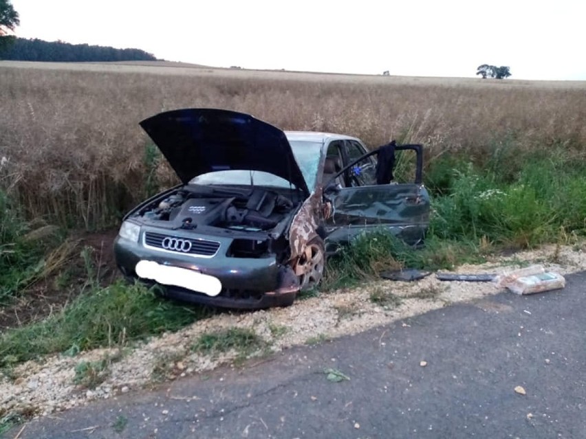 Wypadek na drodze między Biskupicami i Kościeliskami