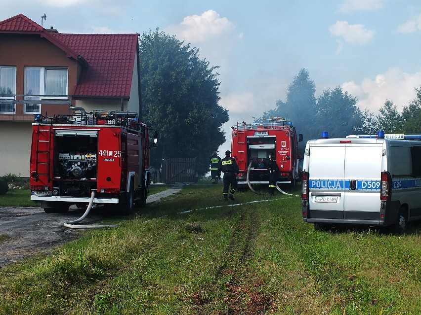 Pożar budynku gospodarczego w Kraśniku.
